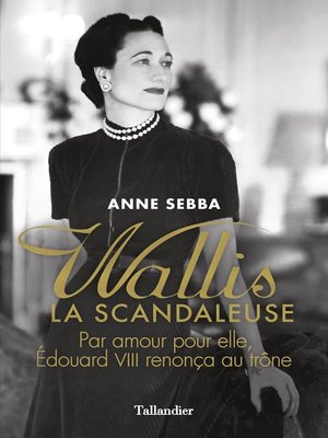 cover image of Wallis la scandaleuse